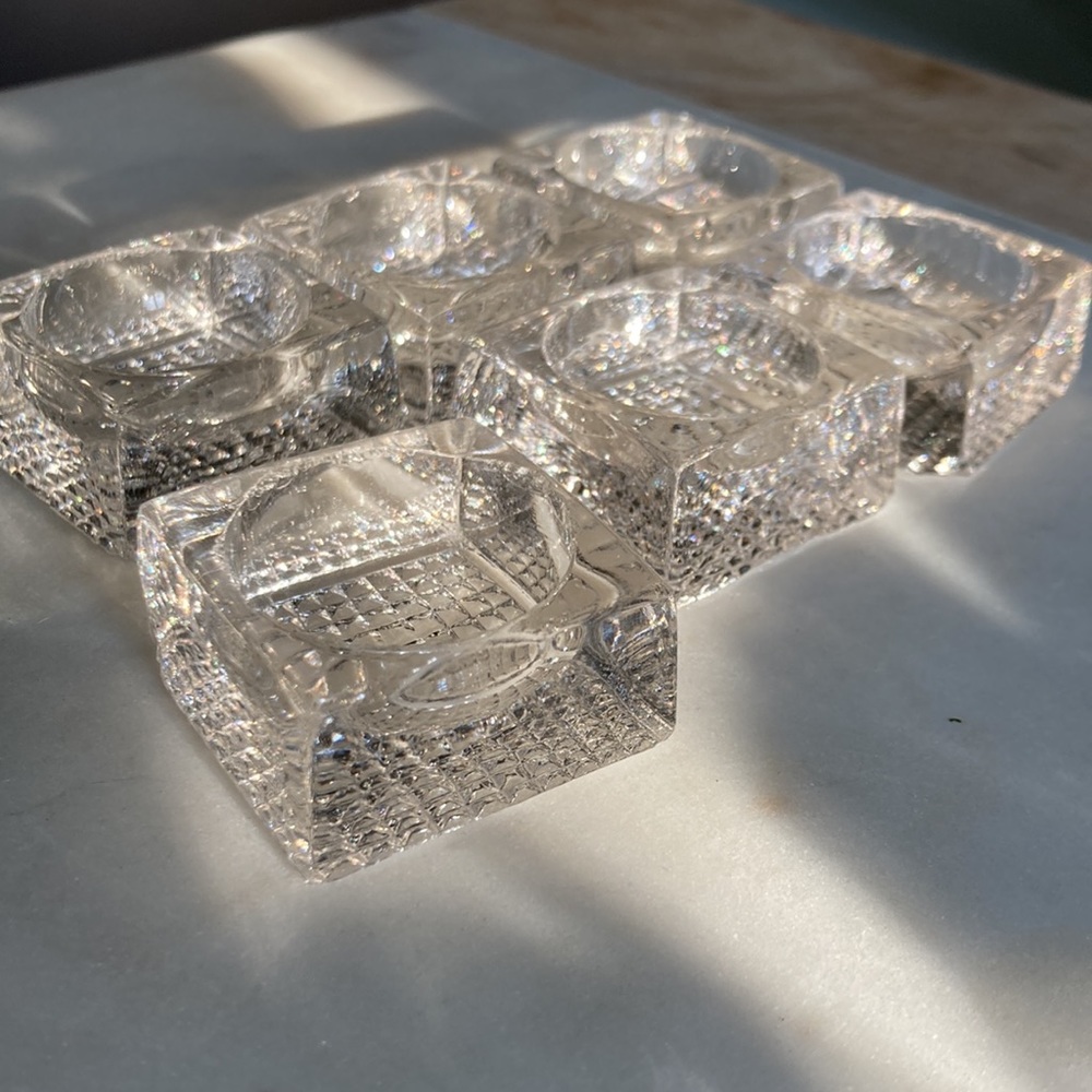 Antique Salt Cellars Set of 6
